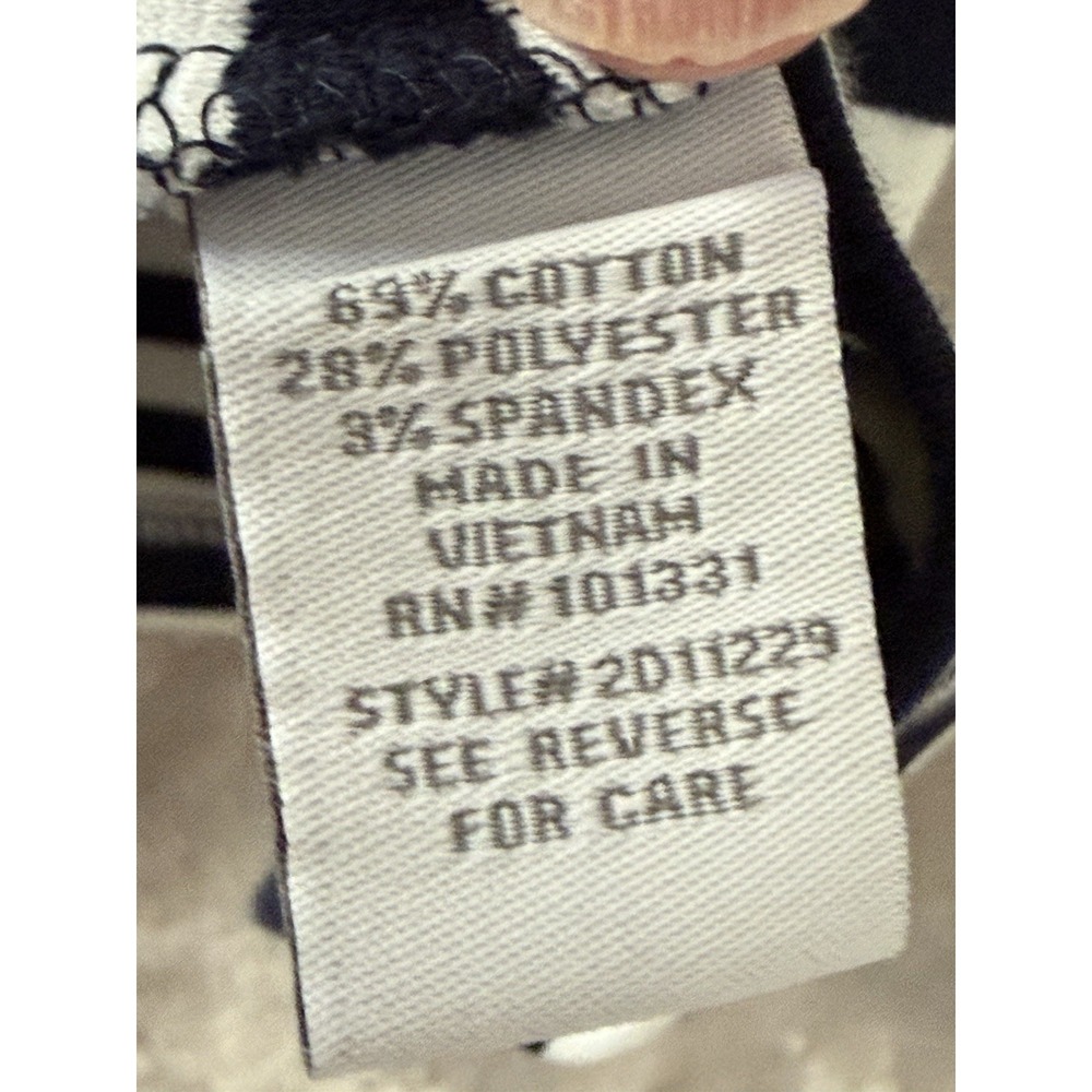 Charlotte Russe Strapless Black White Striped Fit Flare Dress M Stretch - Picture 5 of 7